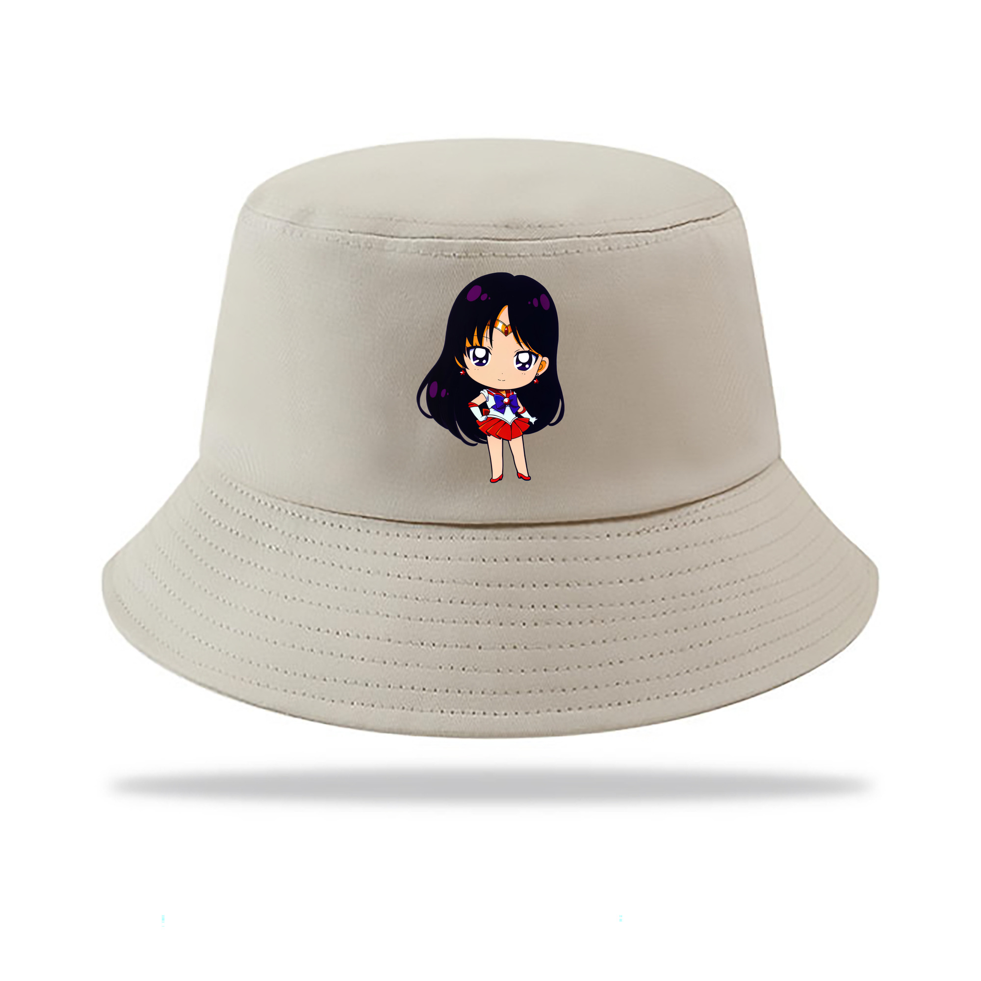 （画像用） 美少女戦士セーラームーン 火野レイ ひの レイ Sailor Moon Hino Rei （セーラーマーズ,Sailor Mars） アウトドア日除けバケットハット